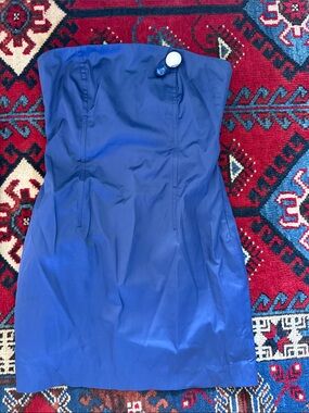 Miss Sixty Blue Mini Tube Dress Small